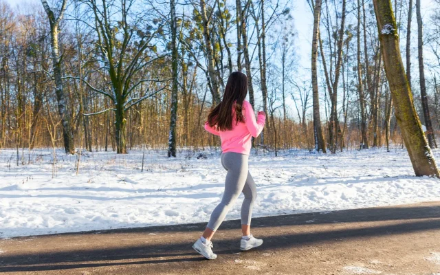 Joggen im Winter